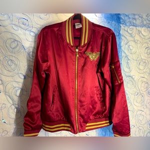 Wonder Woman Satin Bomber Jacket XL